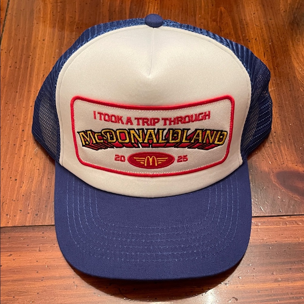 McDonald's Navy and White Mesh Trucker Hat